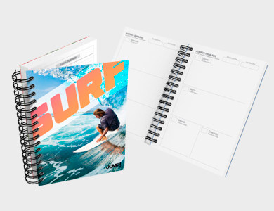 Agenda Planner A5 2026 Capa Maleável 77 Páginas 14,95x21cm (Couchê 300g Laminação Fosca)  - 4x0 - 5 unid