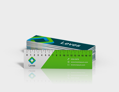 Régua Kraft 240g com Tinta Branca Sem Verniz 5x22,5cm - 4x4 - 100 unid
